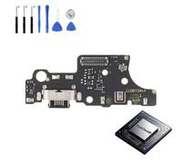 Eutoping Placa de puerto de carga para Motorola Moto E14 Motorola Moto G04 con cable flexible IC de carga rápida de repuesto