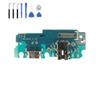 Eutoping Puerto de carga USB para Samsung Galaxy A04s A047F, conector de base, placa de carga, cable flexible, repuesto con herramienta