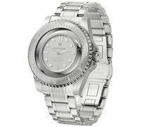 EUTOUR Reloj para Hombre, Reloj Magnético con Bola, Esfera de Cobre, Estilo Clásico, Movimiento Suizo, 40mm, Marcaciones Nocturnas, Correa de Acero