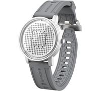 EUTOUR Relojes para Hombre con Bolas Magnéticas Laberintos Diseño Creativo Único Relojes de Cuarzo Unisex Impermeable Reloj de Pulsera Moda Correa de Silicona Gris