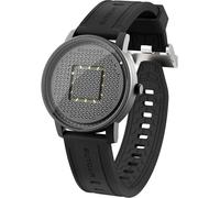 EUTOUR Relojes para Hombre con Bolas Magnéticas Laberintos Diseño Creativo Único Relojes de Cuarzo Unisex Impermeable Reloj de Pulsera Moda Correa de Silicona Negro