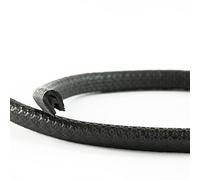 EUTRAS [100 m] Perfil de protección de bordes 0,5-1,5 mm negro - se sujeta sin adhesivo - ideal para chapa y puertas de coches - protege los cantos - calidad industrial alemana - envío en 24 horas