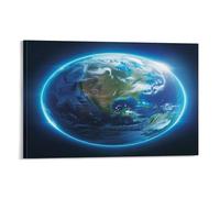 EUUMKOO Lienzo decorativo para pared, diseño abstracto del universo colorido sobre lienzo, póster decorativo para el hogar, sala de estar, dormitorio, decoración de pared, 30 x 45 cm