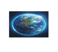 EUUMKOO Lienzo decorativo para pared, diseño abstracto del universo colorido sobre lienzo, póster decorativo para el hogar, sala de estar, dormitorio, decoración de pared, 20 x 30 cm