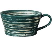 EUXHTYWP Tazones for sopa con asas, tazón de desayuno 12 oz for helado, postre. - Azul 350 ml(Grün)