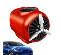 Euyehn Difusor de aromaterapia para coche, purificador de aire de hojas giratorias para coche, exquisito ambientador de ventilación de coche de larga duración, accesorios de decoración interior del