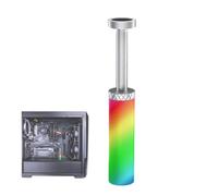 Euyehn Soporte para Tarjeta gráfica, Soporte para Tarjeta gráfica ARGB - Soporte Vertical para Tarjeta gráfica 5V 3 Pines | con portatarjetas de Altura Ajustable de aleación de Aluminio con Luces LED