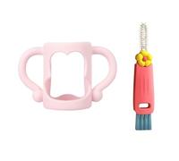 EUYKQNOI 2 Pcs Baby Bottle Grip, Silicone Bottle Handle, Wide Neck Baby Bottle Handles, Silicone Baby Bottle Handles With Grip Design,Diámetro superior a 5 cm