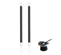 EUYKQNOI 2 Pcs Varita Magic Wand Herramienta Mágica Divertida Negro y Blanco Varita Mágica Divertida Palillo de Mágico para Niños Varita Mágica de Mago para Fiesta