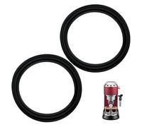 EUYKQNOI 2 piezas de junta Compatible con Delonghi Dedica, junta de silicona para cafeteras Delongh, compatible con Ec680, Ec685, Ec785, Ec885, Ec850, Ec860 (negro)