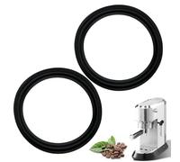 EUYKQNOI 2 piezas de junta Compatible con Delonghi Dedica, junta de silicona para cafeteras Delongh, compatible con Ec680, Ec685, Ec785, Ec885, Ec850, Ec860 (negro)