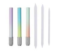 EUYKQNOI 3 Pcs Extensor de Lápiz Ajustable,Lápiz Alargamiento,Accesorios Extensor de Escritura,Cabeza Herramienta de Lápiz Alargador Lapiz,con 3 difuminadores para dibujo Lapices De Dibujo Artístico