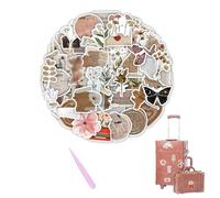 EUYKQNOI 60 Pcs Pegatinas Aesthetic, Pegatinas Journal, Stickers Aesthetic, Decorativa para Bricolaje, Álbumes de Recortes, Calendario, Libro de Fotos, Diario
