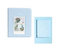 EUYKQNOI Album Fotos con 64 Bolsillo+1 marco de fotos, Album para Instax Mini De 3 Pulgadas Para Fujifilm Instax Mini Monitor 11 70 50s 26 25 9 8+ 8 7s Cámara De Película Enlace Etc