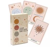 EUYKQNOI Baraja de Tarot para Principiantes - Cartas con Ilustraciones Claras y Guía- Ideal para Aprendizaje, Adivinación y Introspección