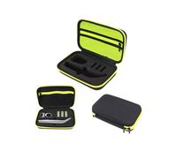 EUYKQNOI Estuche Funda Compatible para Philips QP2530/30, QP2520/30, QP2630/30, QP2520/65, EVA Caja Cubrir Rígida con Bolsa Deesponja Almacenamiento para One Blade Caso Bolso,Negro
