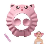 EUYKQNOI Gorro de Ducha de Bebé Para,Gorro ducha niños，Visera baño niños,Suave Ajustable con Protección para los oídos Gorro de ducha,Evita que los ojos se llenen de Agua y Champú Protege para el