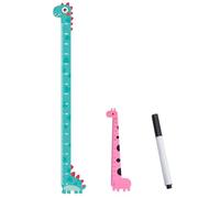 EUYKQNOI Gráfico de Altura,Gráficos de Crecimiento Altura, Medidor Niños Pared Adhesivo,Tabla de Crecimiento de la Altura del Bebé,Tabla de Altura para Bebé Dormitorio Decoración,Con bolígrafo y regla