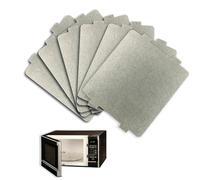 EUYKQNOI Hoja de mica, Placa Mica Microondas Universal para Accesorios Microondas Horno, 6 Unids Set Horno de Microondas Placa de Mica Reparación Repuesto Accesorio para hogar cocina oficina comedor