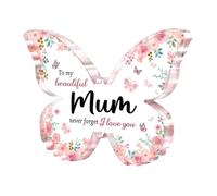 EUYKQNOI Regalos para el Día de la Madre para tu hija, regalos para el Día de la Madre - Decoración de mariposas acrílicas/Regalos cortos - Regalos para el Día de la Madre