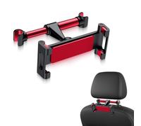 EUYKQNOI Soporte Tablet Coche 360° con Pinza Ajustable, Soporte para Reposacabezas Universal 4-12.9 Pulgadas, Rotación Multidireccional y Almohadillas Antideslizantes para iPad/iPhone/Samsung