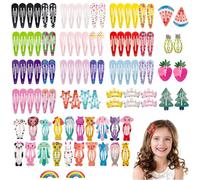 EUZUXU 100 Piezas Pinzas para el Pelo para Niñas, Pinza de Pelo Horquillas Pelo Accesorios Cabello para Bebe Niñas Infantiles, para Fiestas de Cumpleaños