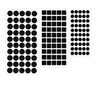 EUZUXU 150 Piezas Fieltro Adhesivo Muebles, Almohadillas Fieltro Protector Patas Sillas, 3mm de Espesor, Protector Muebles, Protector Redondo de Sillas