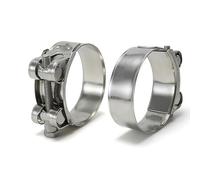 EUZUXU 2 Piezas Abrazadera de acero inoxidable 304 con tornillo en T, Clips de Manguera, Abrazadera de Acero Inoxidable, abrazadera de manguera de alta resistencia (40-43 mm)