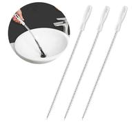 EUZUXU 3 Piezas Cepillo de Limpieza de Tuberías, 45cm Cepillos para Tuberías Cepillo Limpiador de Conductos para Desatascar Tuberías