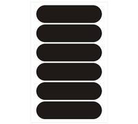 EUZUXU 6 Bandas Cinta Retrospectiva para Casco de Moto, Adherencia Optimizada, Tamaño 8,5 cm x 2,3 cm