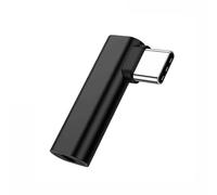 EUZUXU Adaptador USB C a Conector para Auriculares, Adaptador de Auriculares USB C a Conector de 3,5 mm 90 Grados, para i-Phone 15 Pro Max/15 Pro/15 Plus, i-Pad Pro Air 5