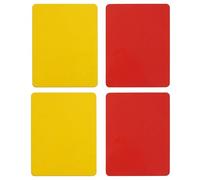 EUZUXU Tarjetas de árbitro para Fútbol Fútbol, Juego de Tarjetas de Árbitro de Fútbol, Tarjetas Amarillas Rojas, con Tarjetas Arbitro Futbol Rojo y Amarillo