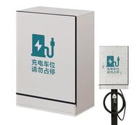 Ev Charger Cover, Rain Protector, Sunproof Dustproof Shield, Waterproof Polyester with Uv Block for Outdoor Charging Station, 19.29x13.78x27.56 Inches Silver 1 Piece