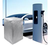 EV Charging Station Rain Cover - Oxford Cloth Waterproof Protective Fabric All-Weather Sun Dust Blocker, Tight-Fit Shield | Outdoor Parking Yard Garage Residential Public Place Electric Vehicle Charge