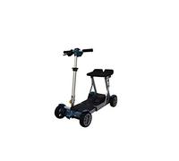 EV Rider Gypsy - Patinete de movilidad plegable de 4 ruedas ultraligero (pesa solo 37 libras), color azul océano