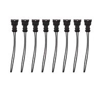 EV1 8, Conector de Inyector de Combustible a Prueba de Desgaste Enchufe de Cableado Antienvejecimiento OEM Estándar Durable Corte Empalme Estilo Conector de Inyector de Combustible Cableado