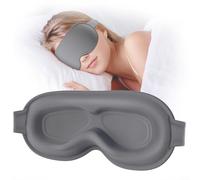 EVA BELLE - Antifaz para dormir para hombres y mujeres, máscara de dormir 3D con presión ocular cero, 100% bloqueo de luz, con correa ajustable para dormir, viajes, hogar, siesta, espuma viscoelástica
