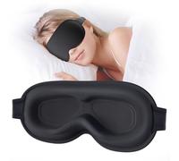 EVA BELLE - Antifaz para dormir para hombres y mujeres, máscara de dormir 3D con presión ocular cero, 100% bloqueo de luz, con correa ajustable para dormir, viajes, hogar, siesta, espuma viscoelástica