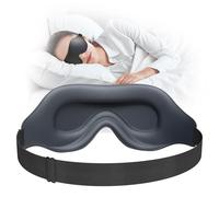EVA BELLE - Antifaz para dormir para hombres y mujeres, máscara de dormir 3D con presión ocular cero, cubierta de ojos súper suave, bloqueo de luz, cubierta de sombra de ojos suave, espuma