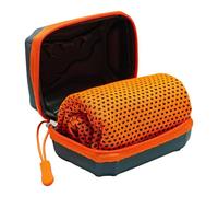 EVA Boxed Cooling Towel For Neck And Face - 4 Pack Quick-Dry Sports Ice Towel For Gym, Yoga, Golf, Running, Camping & Hot Weather | Instant Chill Sweat-Absorbing Towels With EVA Portable Travel Case