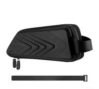 EVA Hard-Shell Bike Front Frame Tube Bag para carretera y MTB | Ajuste sin costuras, borde estrecho que evita rozaduras en el muslo, capacidad de 0.8 L, diseño aerodinámico resistente al