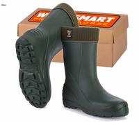 EVA LARIS VERDE 37 PROCERA BOTAS DE AGUA DE ESPUMA LIGERA MUJER