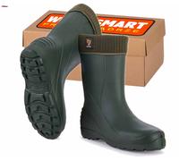 EVA LARIS VERDE 37 PROCERA BOTAS DE AGUA DE ESPUMA LIGERA MUJER