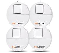 EVA Logik - Alarma de Ventana con sensores de vibración y Alarma de 120 dB Compatible con prácticamente Cualquier Ventana