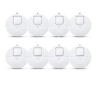 EVA LOGIK Alarma de ventana ultrafina moderna con alarma de 120 dB y sensores de vibración compatibles con prácticamente cualquier ventana, alarma de rotura de vidrio, perfecta para el hogar, oficina,