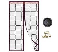 EVA Magnetic Door Screen - Sealing Mesh Barrier, Thermal Protection Mesh, Cold Weather Door Cover | Flexible Material, Easy Install Protective Sheet, Magnetic Panel For Balconies, Garage, Porch, Store