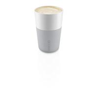 EVA SOLO | 2 tazas de café con café gris Marble | Bueno para mantener gracias al revestimiento de silicona | Marble Grey