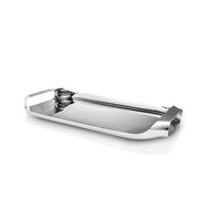 Eva Solo Bandeja para servir de acero de 16.92 x 9.8 pulgadas. Evita derrames de café y contenido caído. Las asas profundas mejoran la estabilidad y el equilibrio mientras llevas la bandeja. Acero