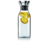 EVA SOLO | Jarra Frigorífica 1,0l | para Bebidas frías y Calientes | Vidrio de borosilicato Apto para lavavajillas | Se Adapta a la mayoría de Las Puertas de refrigeradores
