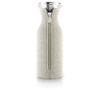 EVA SOLO Jarra para Nevera de 34 onzas, para Bebidas frías y Calientes, Vidrio de borosilicato Apto para lavavajillas, Borde de vertido de Acero Inoxidable y Silicona, diseño y funcionalidad daneses,